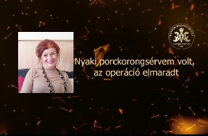 Nyaki porckorongsérvem volt, az operáció elmaradt