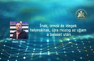 Ínak, izmok és idegek helyre álltak, újra mozog az ujjam a baleset után – Sallai János